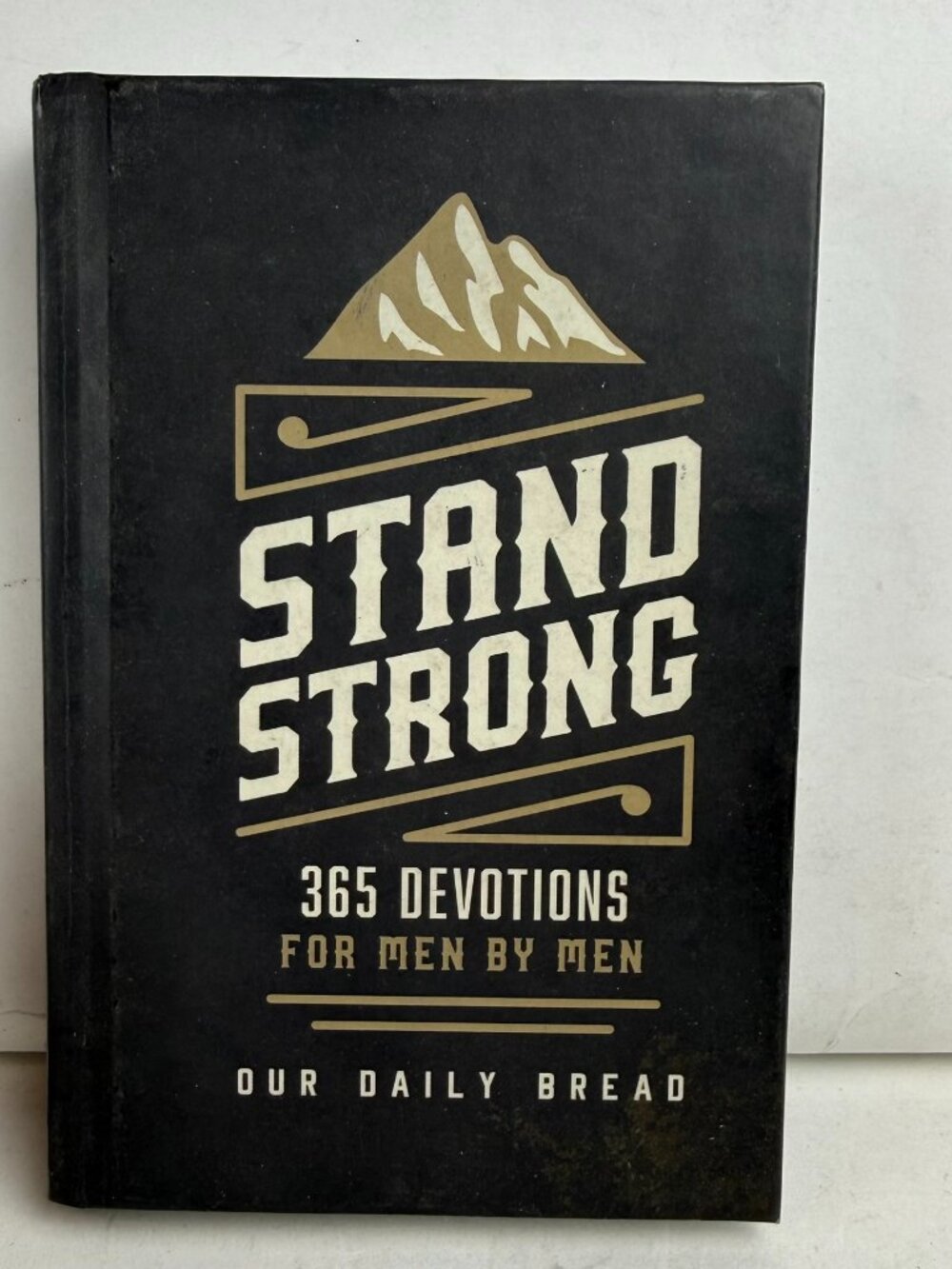 Stand Strong: 365 Devotions for Men by Men Our Daily Bread Hardcover Christian